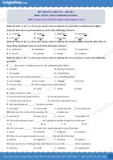 Đề thi giữa kì 2 Tiếng Anh 11 Friends Global - Đề số 2